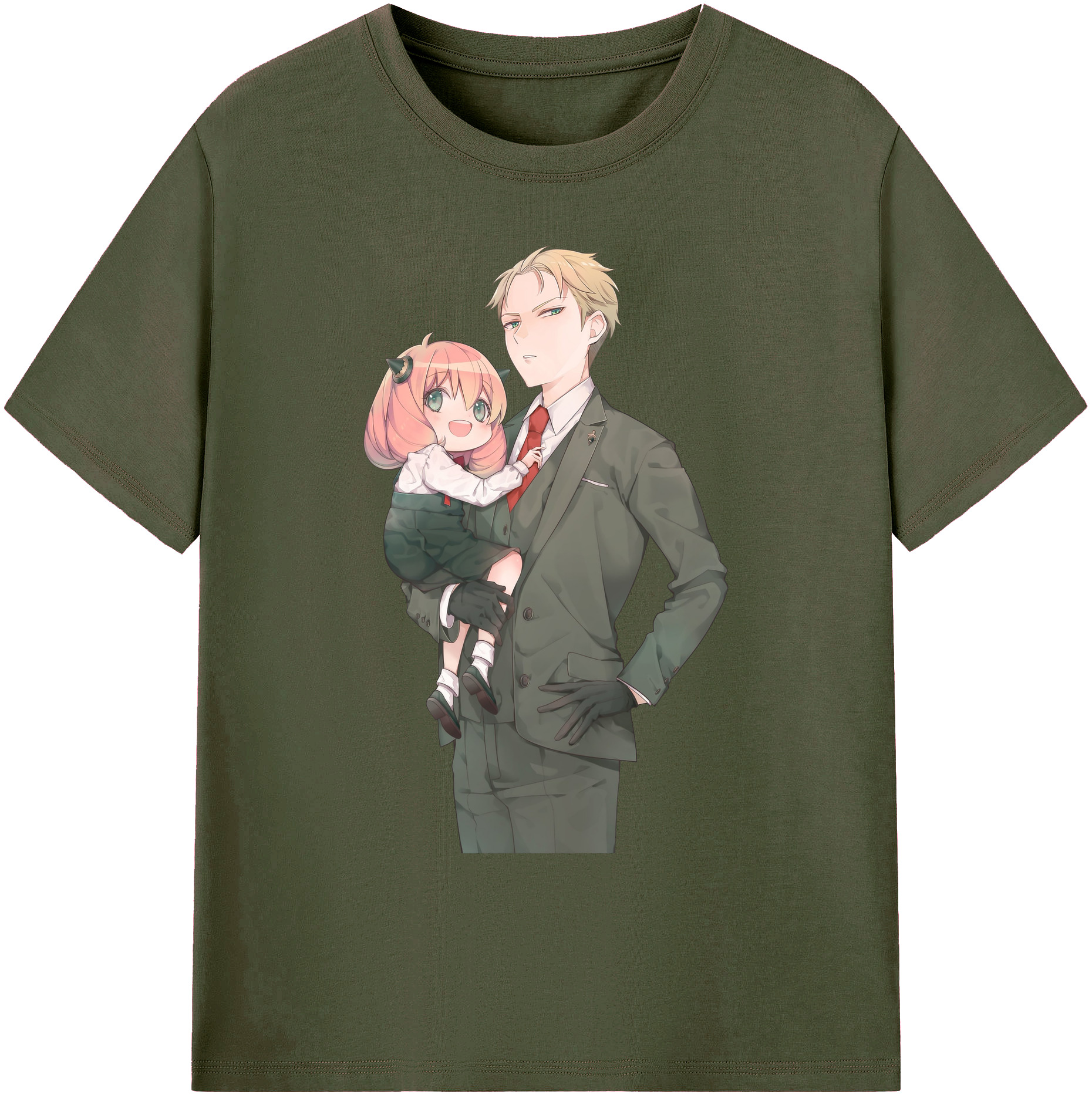 （画像用） SPY×FAMILY间谍家家酒 綿100％ メンズ半袖Tシャツ｜肌触りやわらか＆通気性